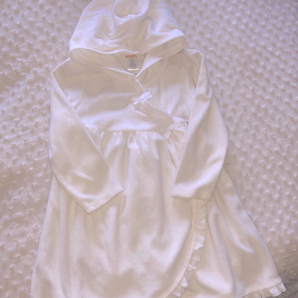 White Comfy Bathrobe